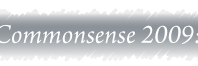 Commonsense 2009:
